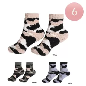 6pairs Camouflage Socks