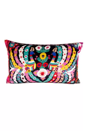 ANNA CHANDLER VELVET CUSHION SMALL RECTANGLE KARABAGH