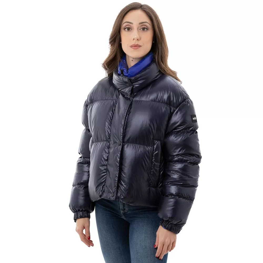 Blue Polyamide Jackets & Coat