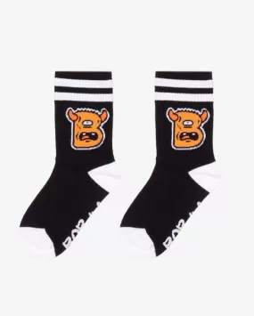 BOB B Monster Black Skate Socks