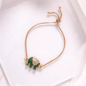 Elephant Gold Bracelet