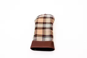 Leather & Wool Tartan Head Cover