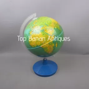 Plastic Children's Desktop Globe Vintage c1970