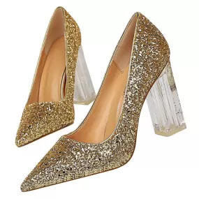 Sequined Party Pumps Shoes