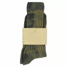 Tie Dye Socks - Blue / Sand